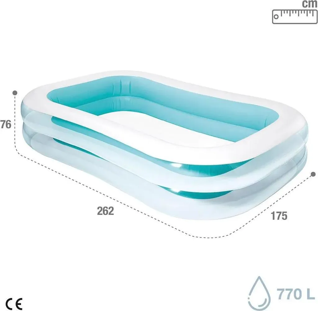 Intex 56483NP Piscina Gonfiabile Family 262x175x56cm - Offerta Estate - 35