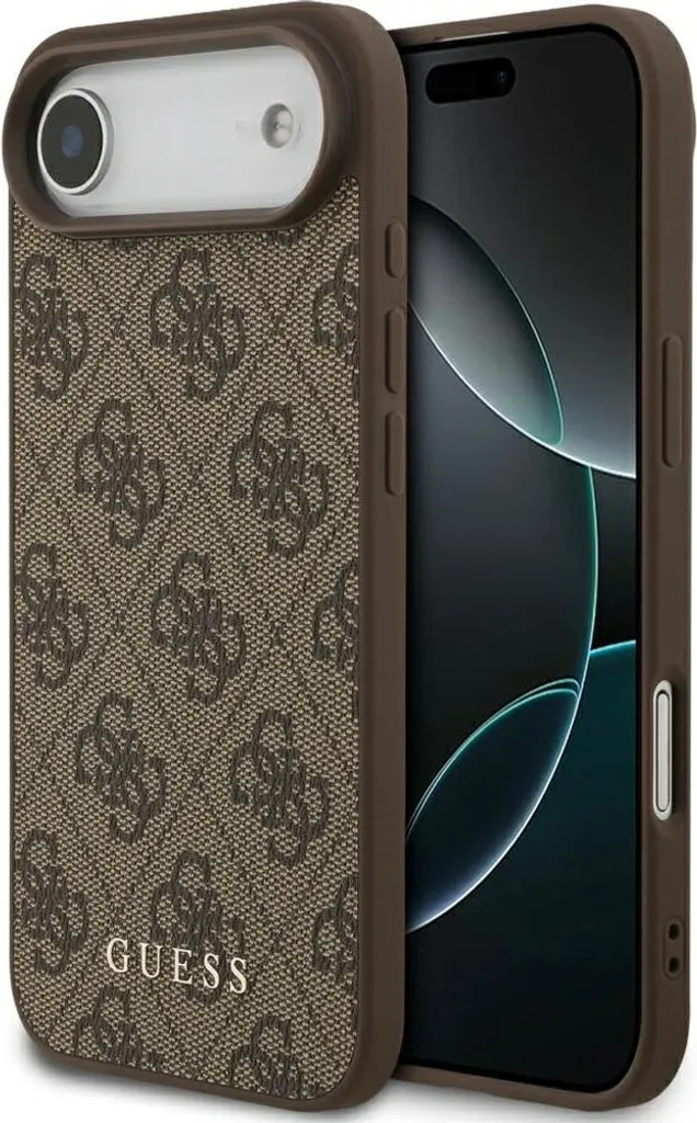 Custodia iPhone 17 Air Guess 4G Classic - Marrone Senza Tempo