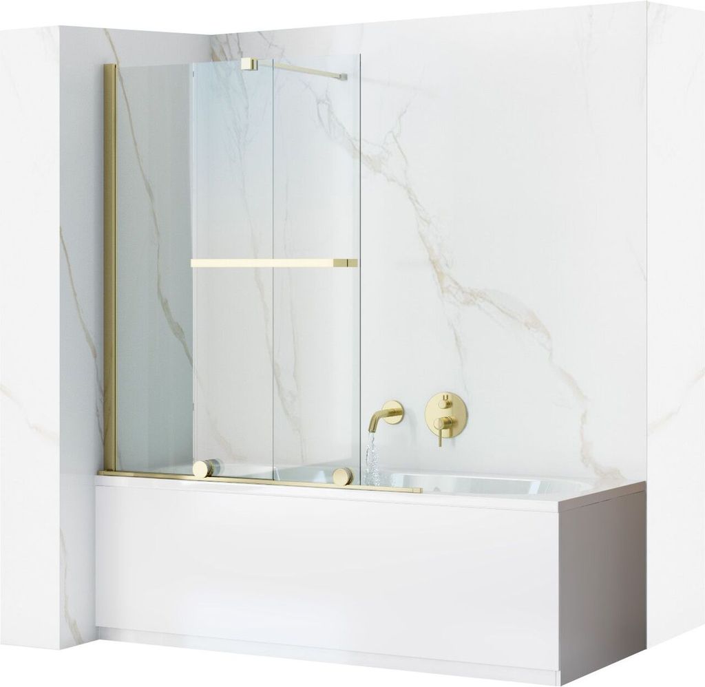 Schermo vasca Rea FABIAN 100 Gold Immagine del prodotto 