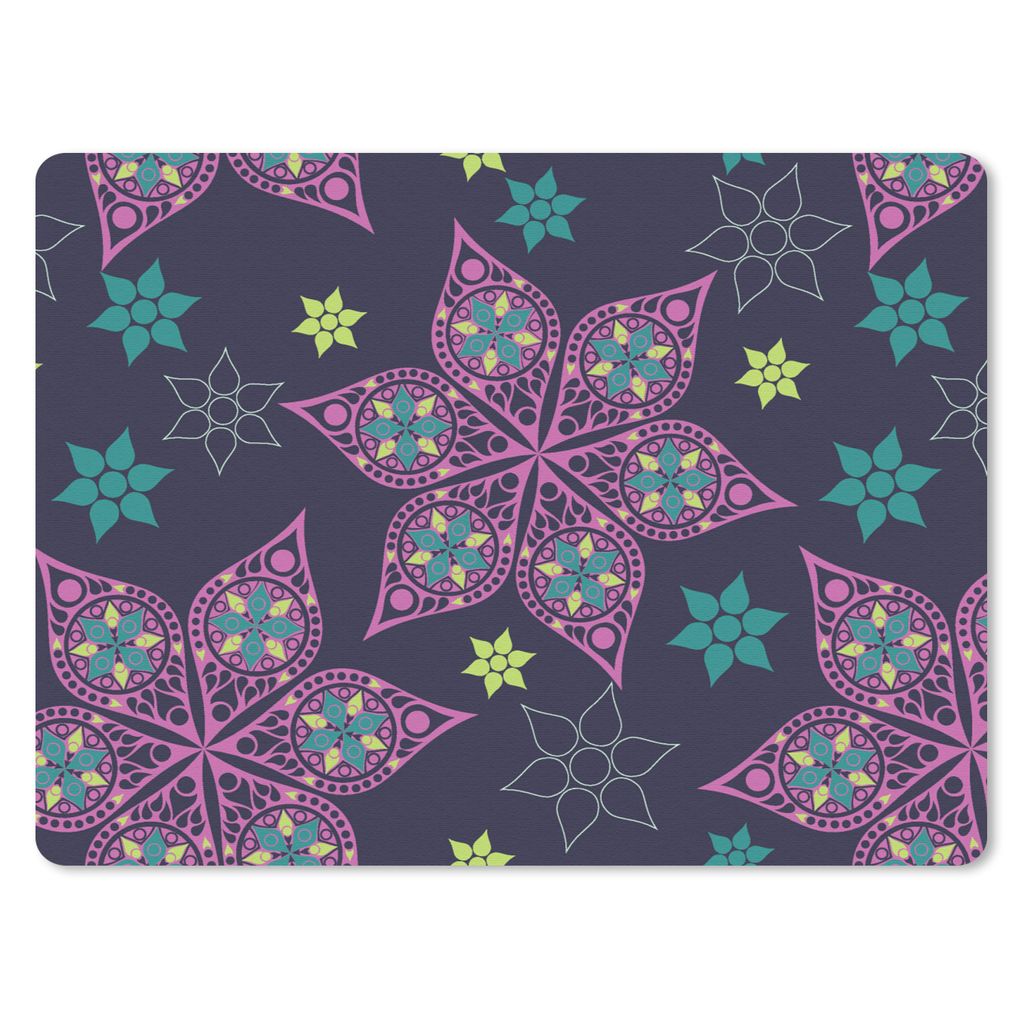 MuchoWow Mauspad Mousepad Sterne - Regenbogen - Luxus - Winter - Muster 23x19 cm - Mousepads - Maus Mat - Pad - Mausunterlage - Schreibtischunter...