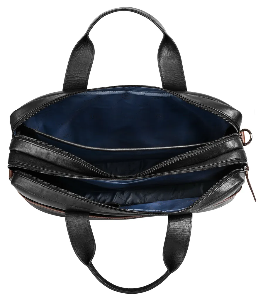 Porte-documents en cuir Bugatti Corso DeLuxe Large avec protection PC - 23