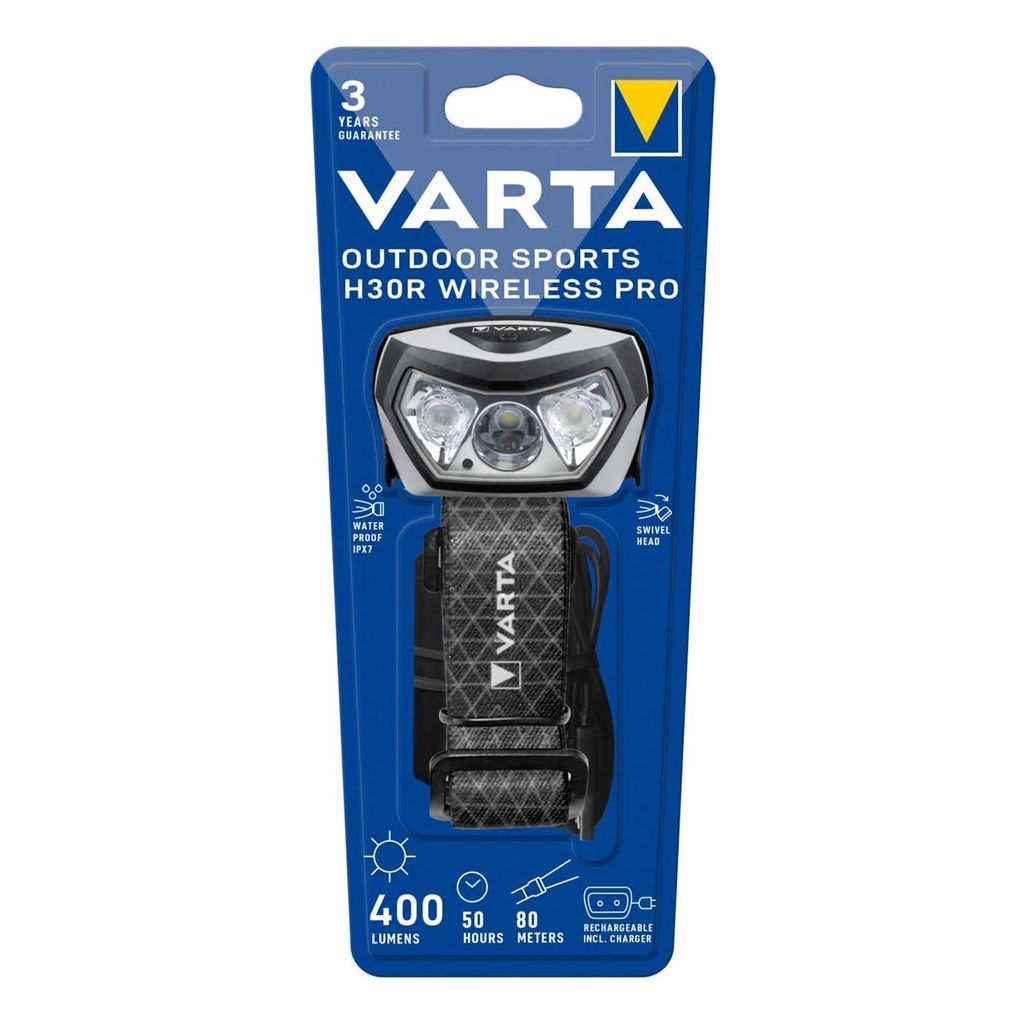 Varta 18650 101 401 torcia Nero Torcia a fascia LED Immagine del prodotto 