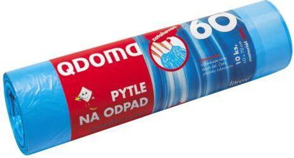 pytle na odpadky zatahovací  60l (10ks) 60x 70cm 13µ Obrázek produktu 