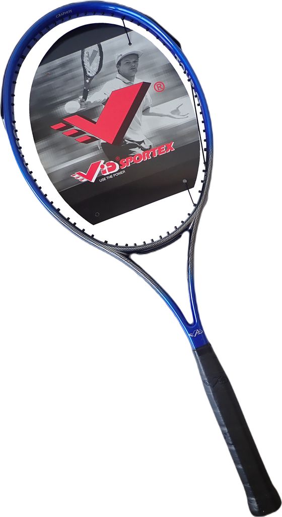 Tennisschläger 100% Graphit - blau, 3
