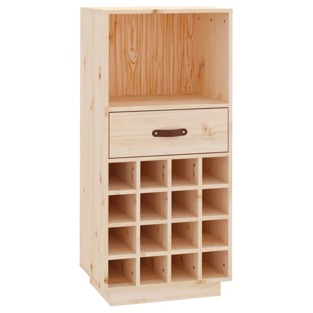 Scaffale Vino 45x34x100 cm Pino Massello | Mobile Cantinetta Design