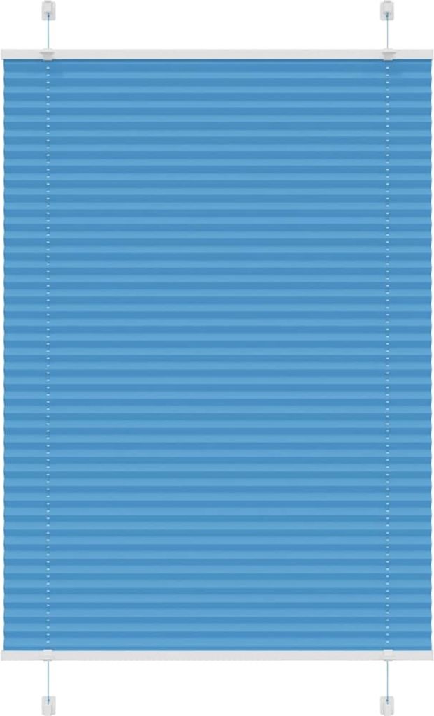 Möbel Plissee Blau 80x150 cm Stoffbreite 79,4 cm Polyester 4015190