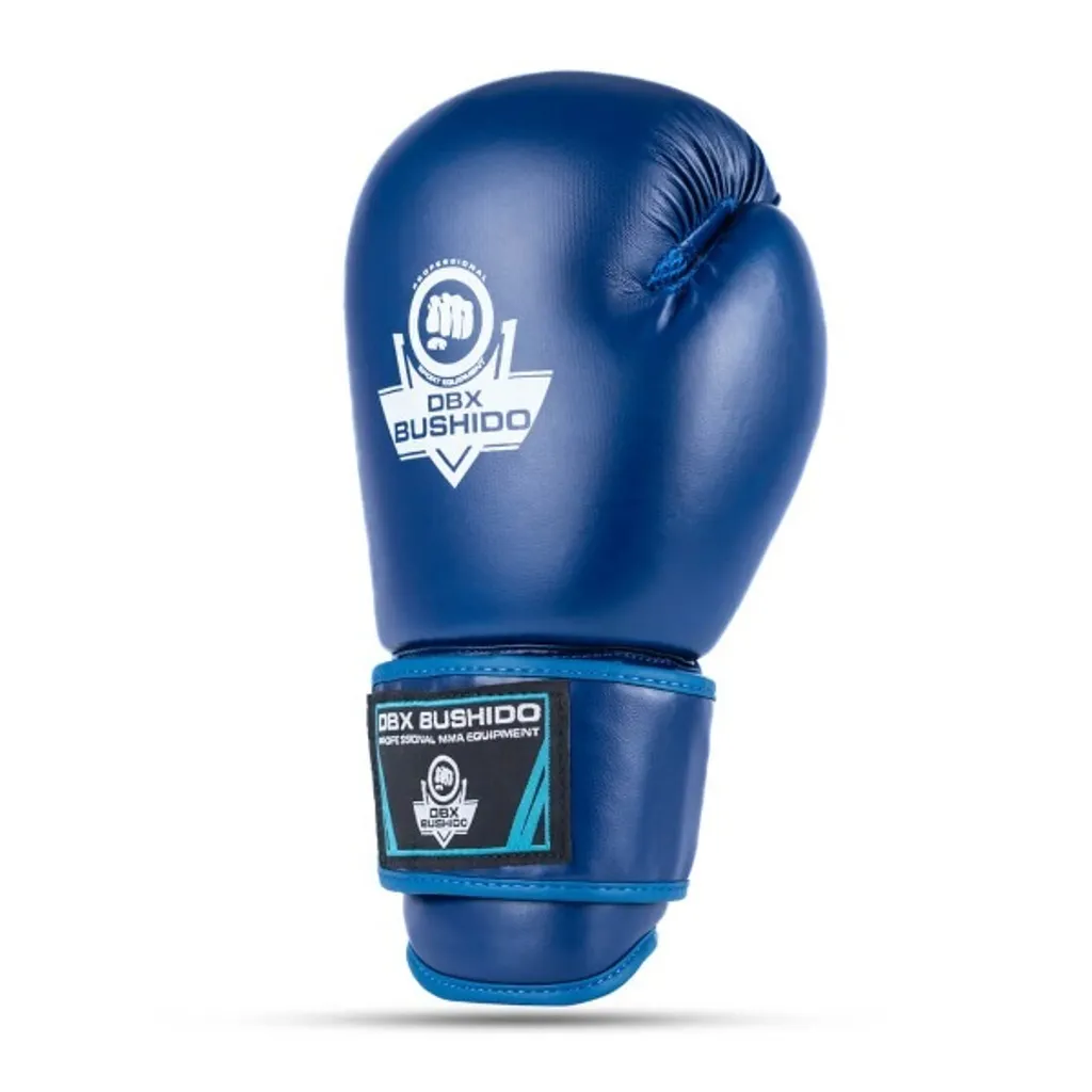 Gants de boxe avec protection poignet DBX BUSHIDO ARB-407-Blue 10oz