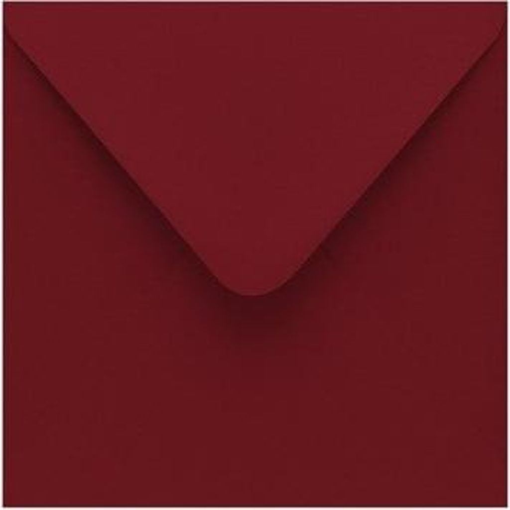 Quadratische Umschläge K4 Bordeauxrot 120 g 10 Stück – Elegante Umschläge