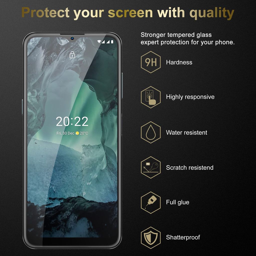 Cadorabo Flip-Hülle Für Nokia G11/G21 Im Blumen-Design – Mit Magnet, Ständer & Kartenfach