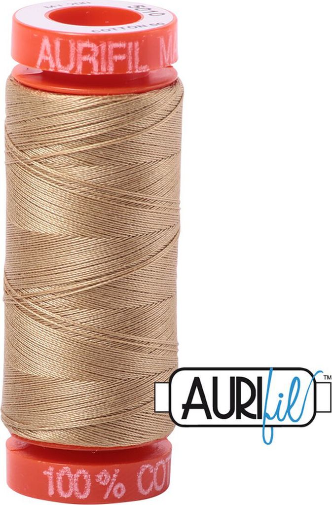 AURIfil Nähgarn MK50WT 1300m, 100% CO : 5010 Blond Beige AURIfil: 5010 Blond Beige