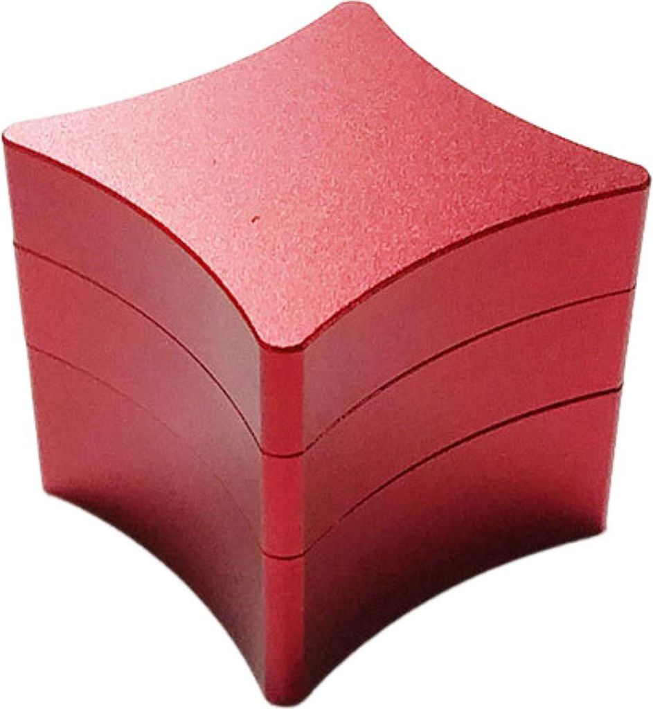 Magnetischer Pool-Queue-Kreidehalter, 3 Abschnitte, Aluminiumlegierung, tragbar, quadratisch, Snooker-Kreidebox, Tragetasche, Billard-Zubehör