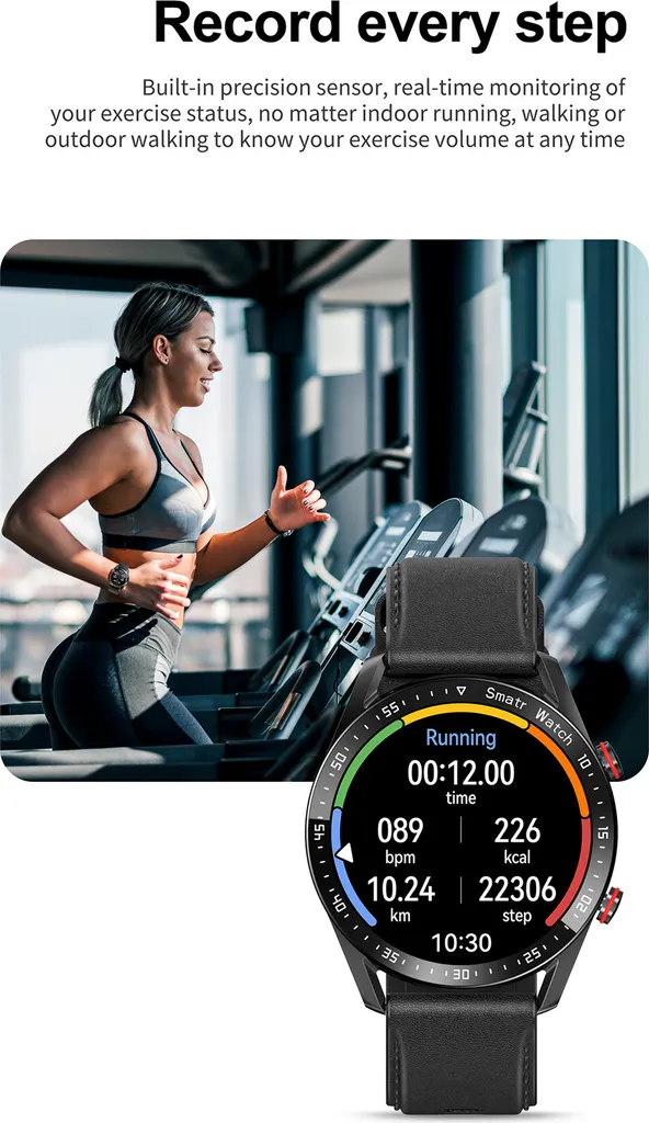 Orologio Sportivo Smartwatch Impermeabile - Fitness Tracker Uomo Donna - 12