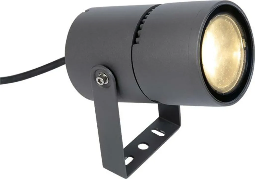 Projecteur LED COB 9W ACA Lighting LG2101G Gris Foncé IP65 3000K