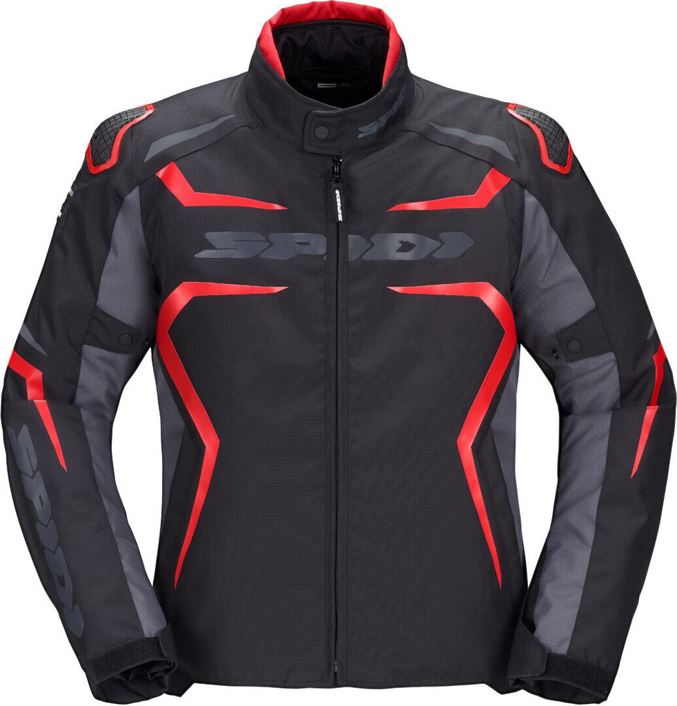 Spidi Race-Evo H2Out Motorrad Textiljacke, schwarz/rot, S