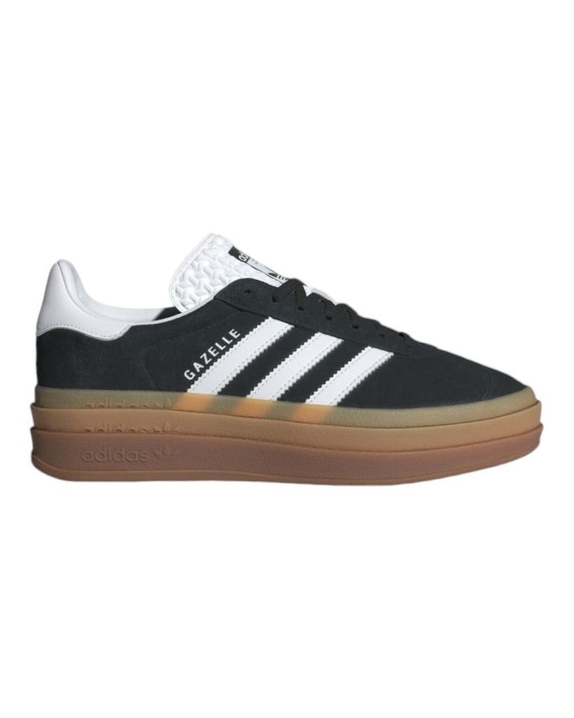 A studio shot of a single Adidas Gazelle Bold shoe.