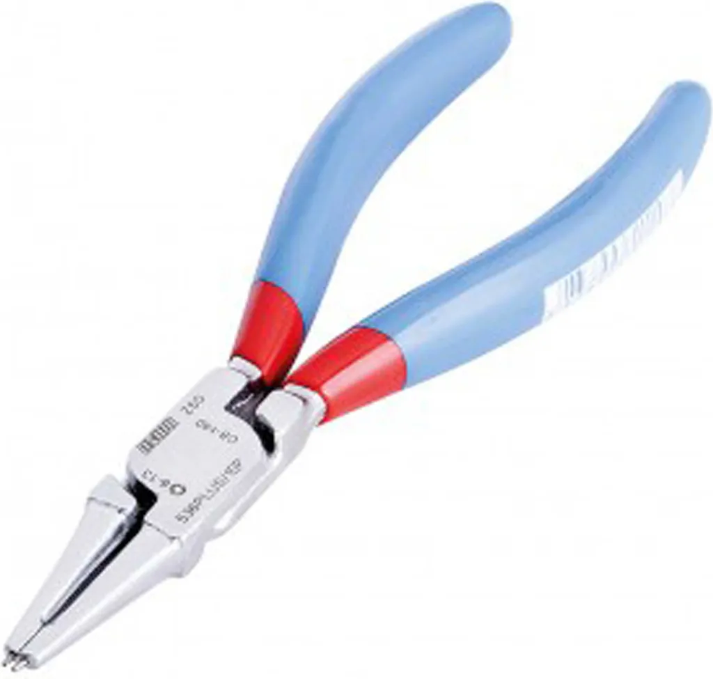 Pince circlips Unior 140 droite haute résistance avec manche confort