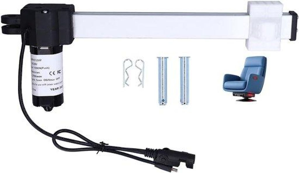 Elektrický pohon pro křesla, 230 mm/9 palců, motor 29 V DC Obrázek produktu 