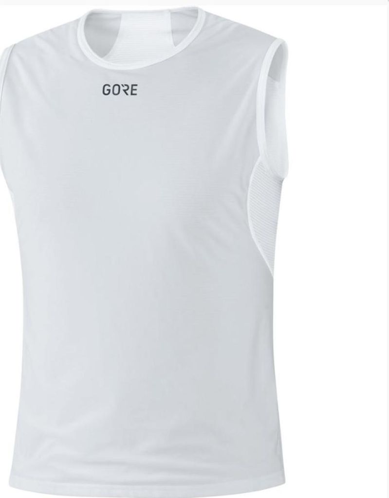 GORE Fahrrad-Muskelshirt - WINDSTOPPER BASE - Weiß 2XL