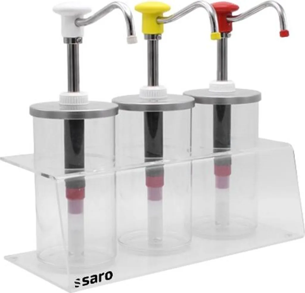 Distributeur de sauce SARO 1650 ml idéal pour buffet et restauration BK