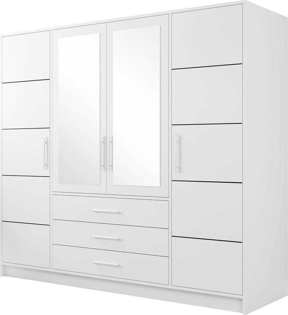 MIRJAN24 Kleiderschrank Tytus D4, Drehtürenschrank, Produktbild