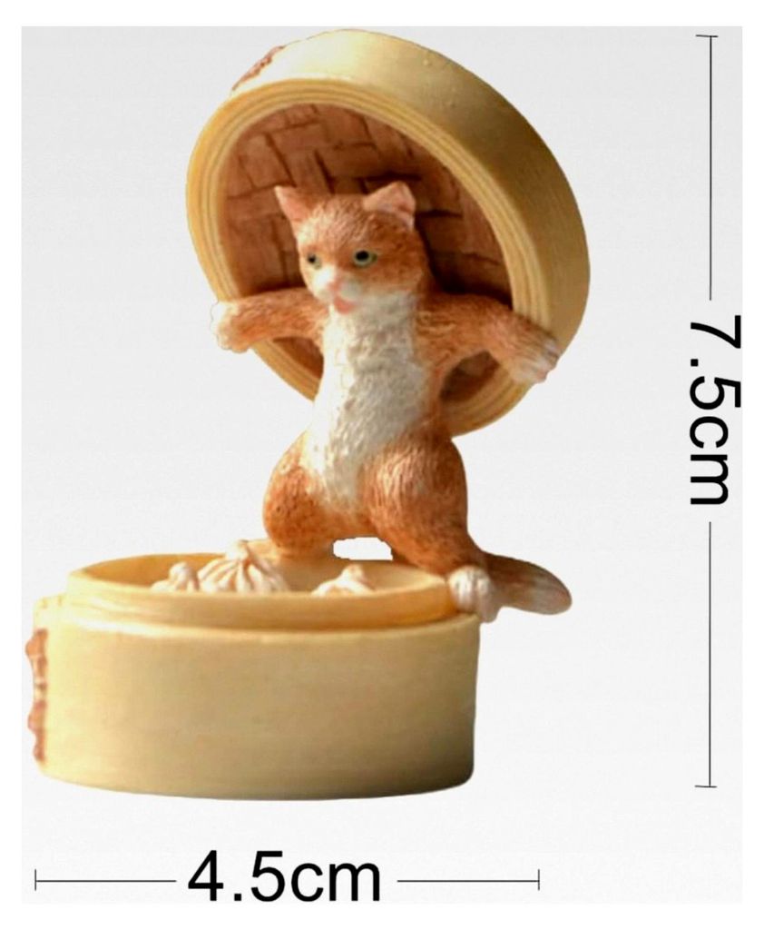 Miniatur Feengarten Katze Figur - Hallo, keine Eile