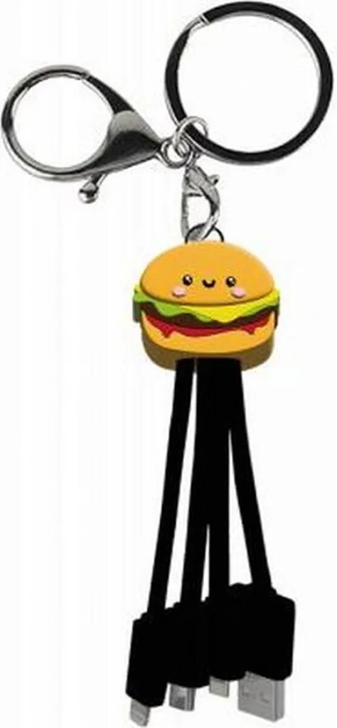 Cavo Ricarica 3 in 1 Yello Koko Andy 15cm Burger Universale