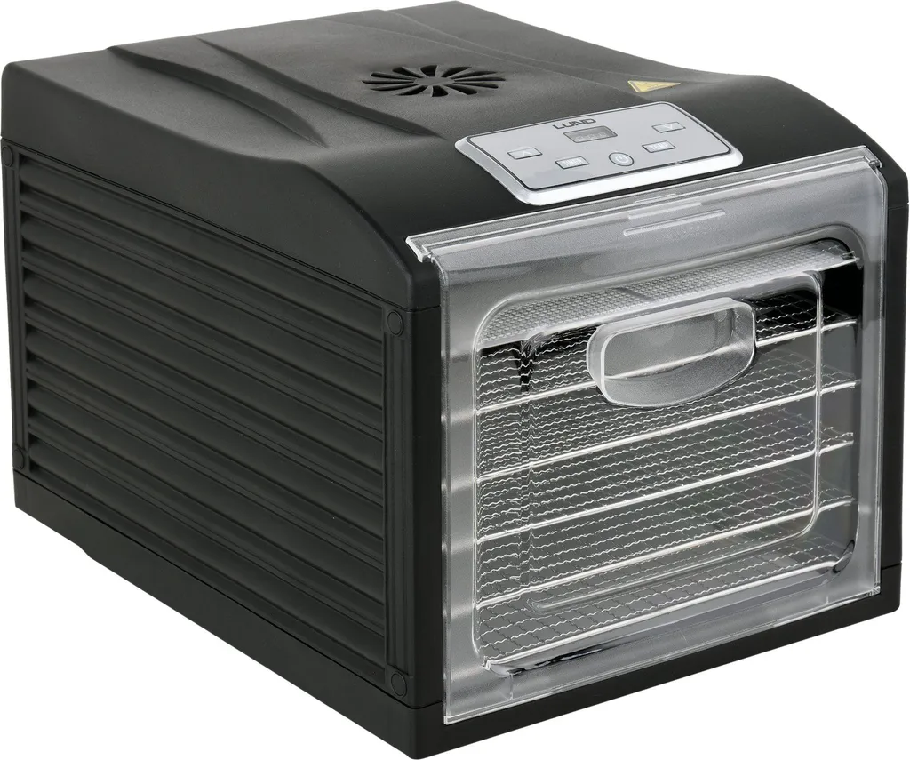 Déshydrateur alimentaire inox anti-gaspillage avec 6 niveaux et timer