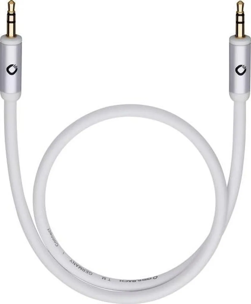 Câble Audio Jack 3,5 mm Oehlbach i-Jack de 3m Noir pour Hi-Fi et Casque