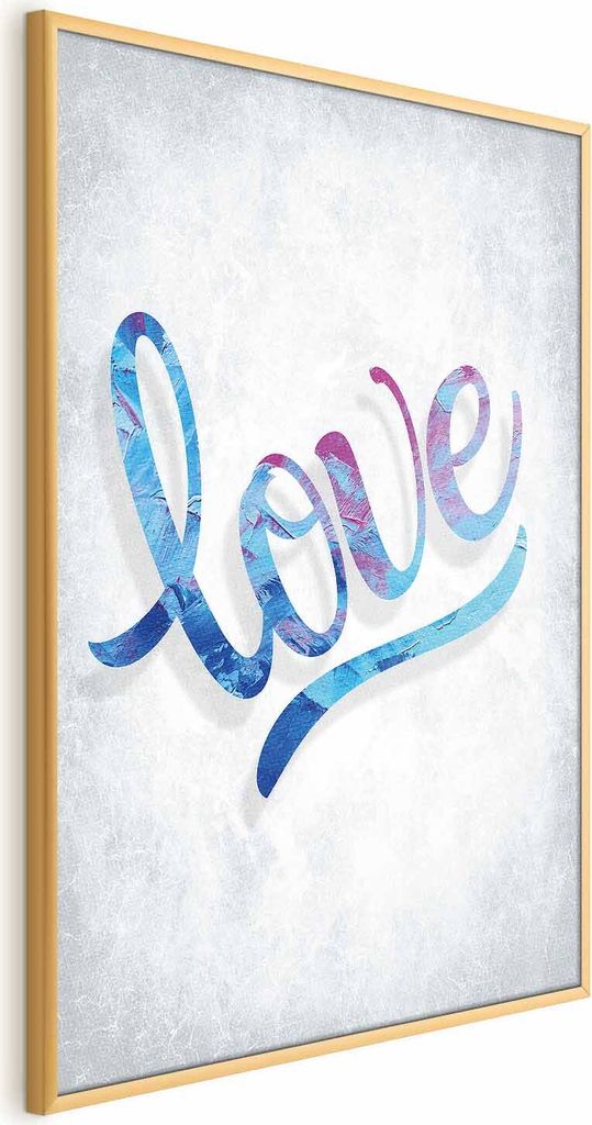 Posterpapier Poster - Love 29.7x42 cm Text m-A-0752-ao-a