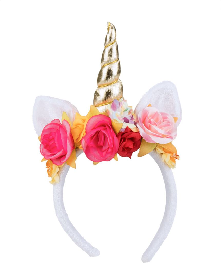 diadema Rosy unicorno donna bianco/oro Immagine del prodotto 