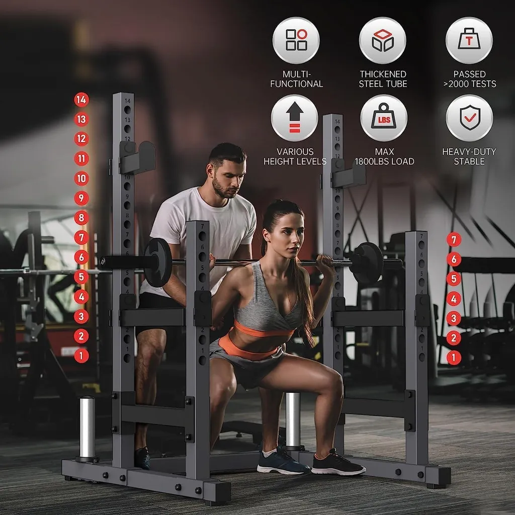Équipement Musculation Maison pour Squat et Force - Rack SR30 Stable - 3