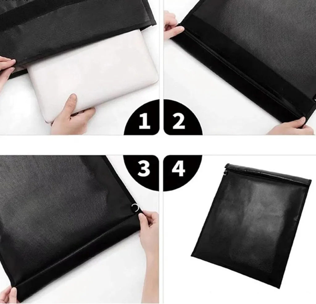 Pochette de Blocage Signal RFID pour Voyages : Kit de 5 Étuis de Sécurité