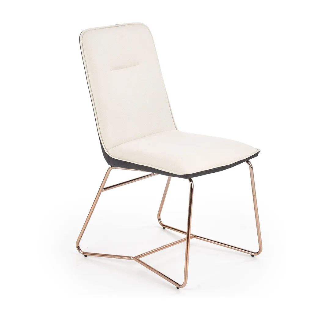 Chaise design en acier K-390 avec dossier ergonomique et stable
