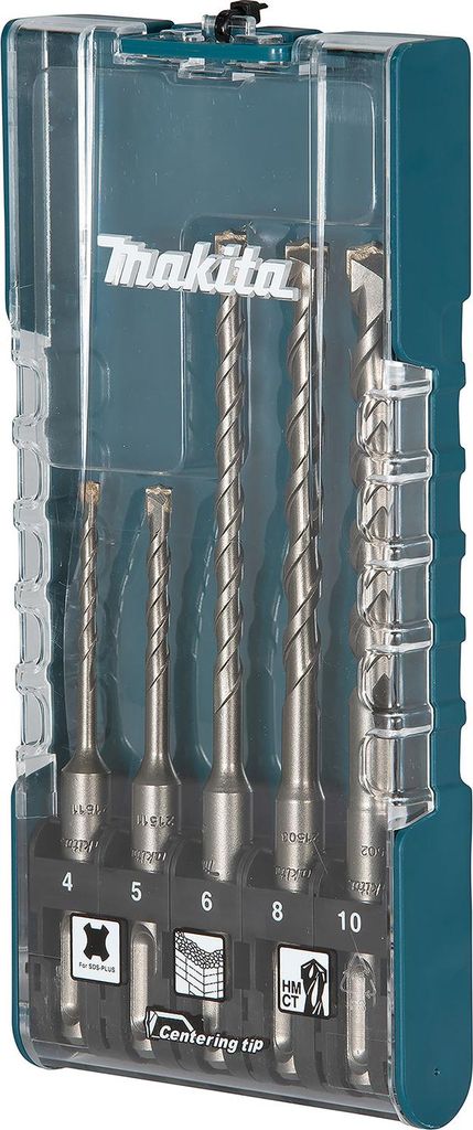 Makita Steinbohrer-Set SDS-plus Centering tip, 5-tlg., Ø 4 - 10 mm