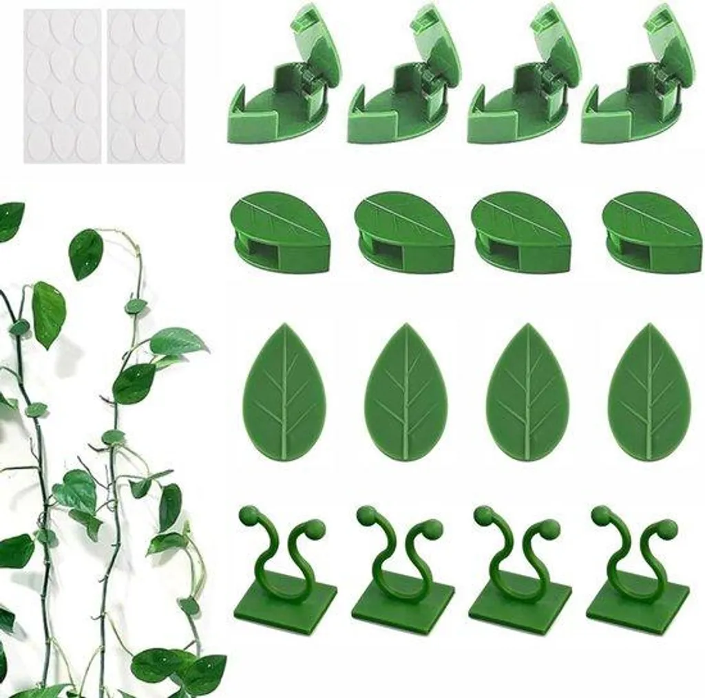 Attaches plantes vertes en plastique durable lot de 60 clips jardinage
