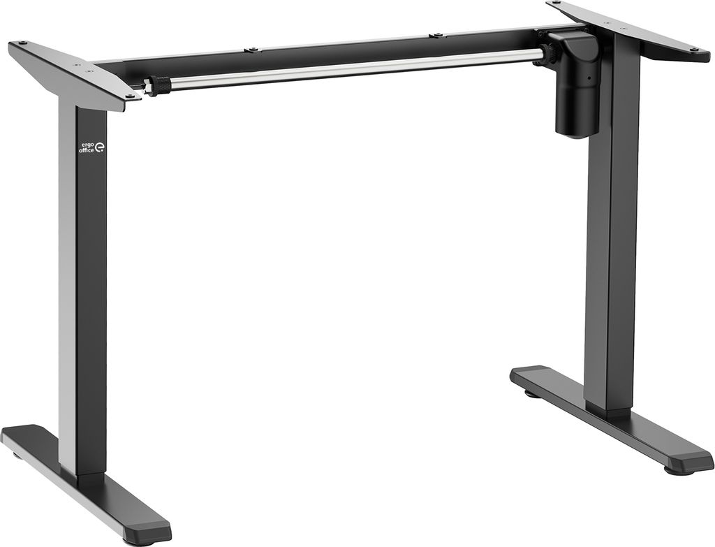 Höhenverstellbarer Schreibtisch Sitz-Steh-Schreibtisch Ergonomischer Sitz-Stehtisch Elektrisch mit 1 Motor Tischgestell bis 80kg Bürotisch ohne T...