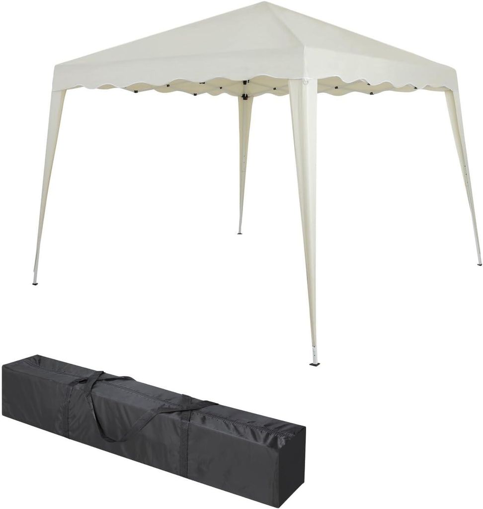 Faltpavillon 3x3m wasserdicht mit UV-Schutz & Tragetasche – Produktbild 