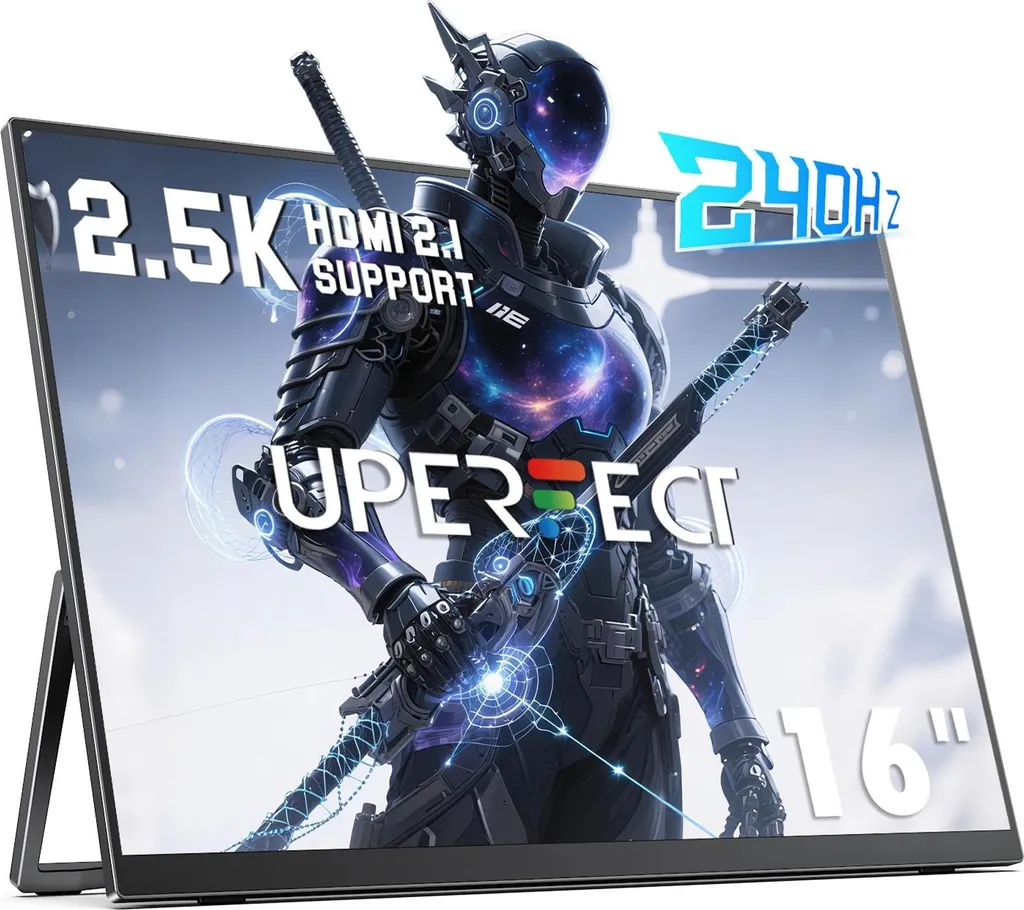 Écran portable 2.5K 240Hz IPS de 40,6 cm - Précision et fluidité 16:10