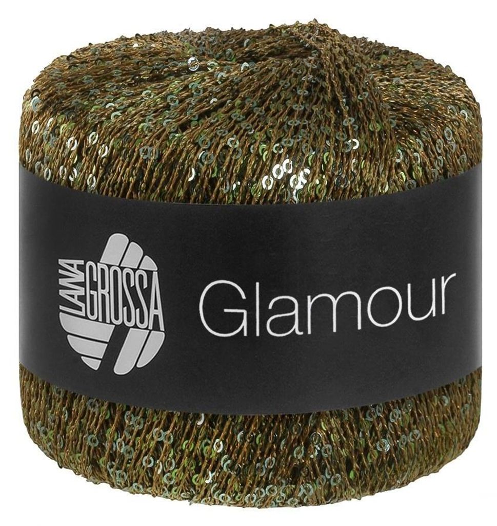 Lana Grossa GLAMOUR 25 g Beilaufgarn mit Pailletten für Produktbild 