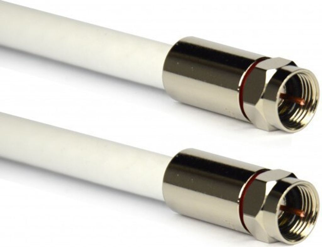 20m PremiumX Sat Antennenkabel Digital Innenleiter REINES KUPFER mit F Kompressionsstecker XCon S7 | PREMIUM HDTV Kabel | Koaxialkabel | F-Stecker ...
