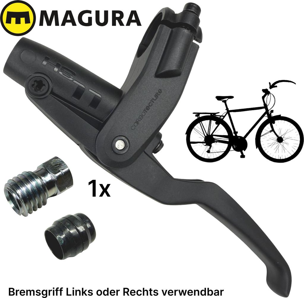 Magura Hydraulische Felgenbremse Bremsgriff HS11 3-Finger Produktbild 