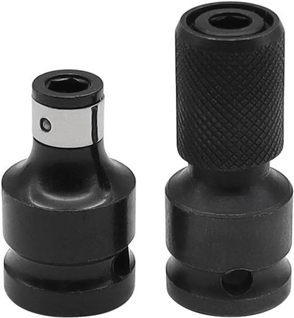 Adaptateur 1/2 vers 1/4 pour utiliser vos embouts sur clé à chocs, 2 pcs