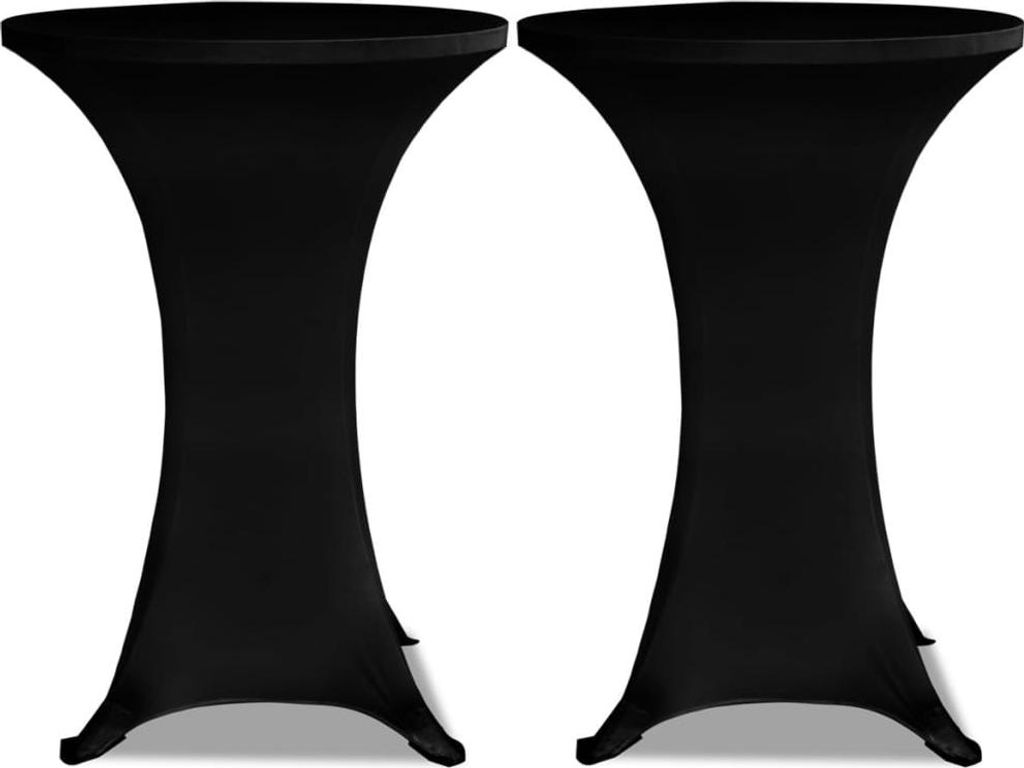 vidaXL 2 x obal na stôl pre barový stôl Stretch Cover Ø80 Obrázok produktu 