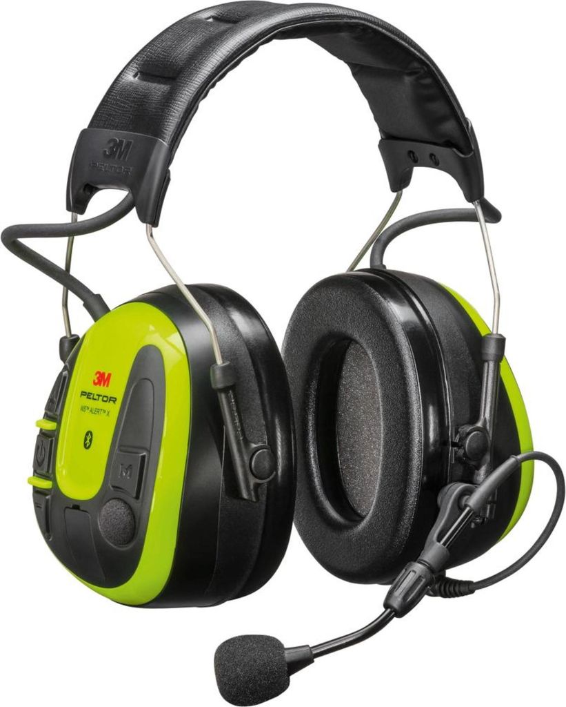 3M Peltor WS Alert X MRX21A4WS6 - Headset - ohrumschließend - Bluetooth - kabellos - Bright Yellow (MRX21A4WS6)