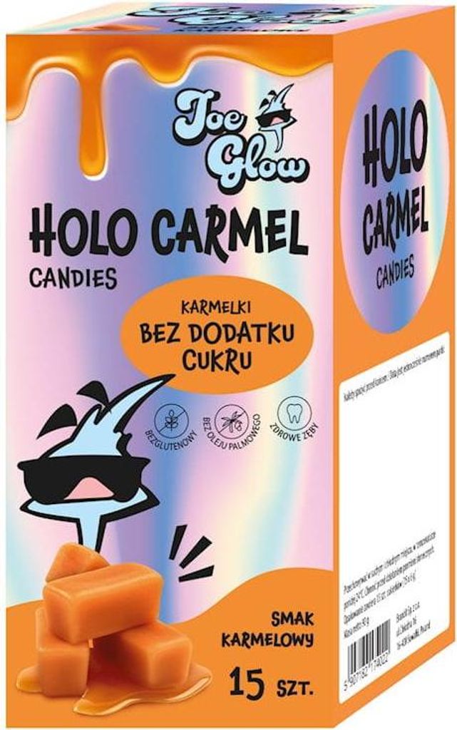 TOFFEE-KARAMELLBONBONS OHNE ZUSATZZUCKER, GLUTENFREI (15 Stück) 90 g – JOE GLOW