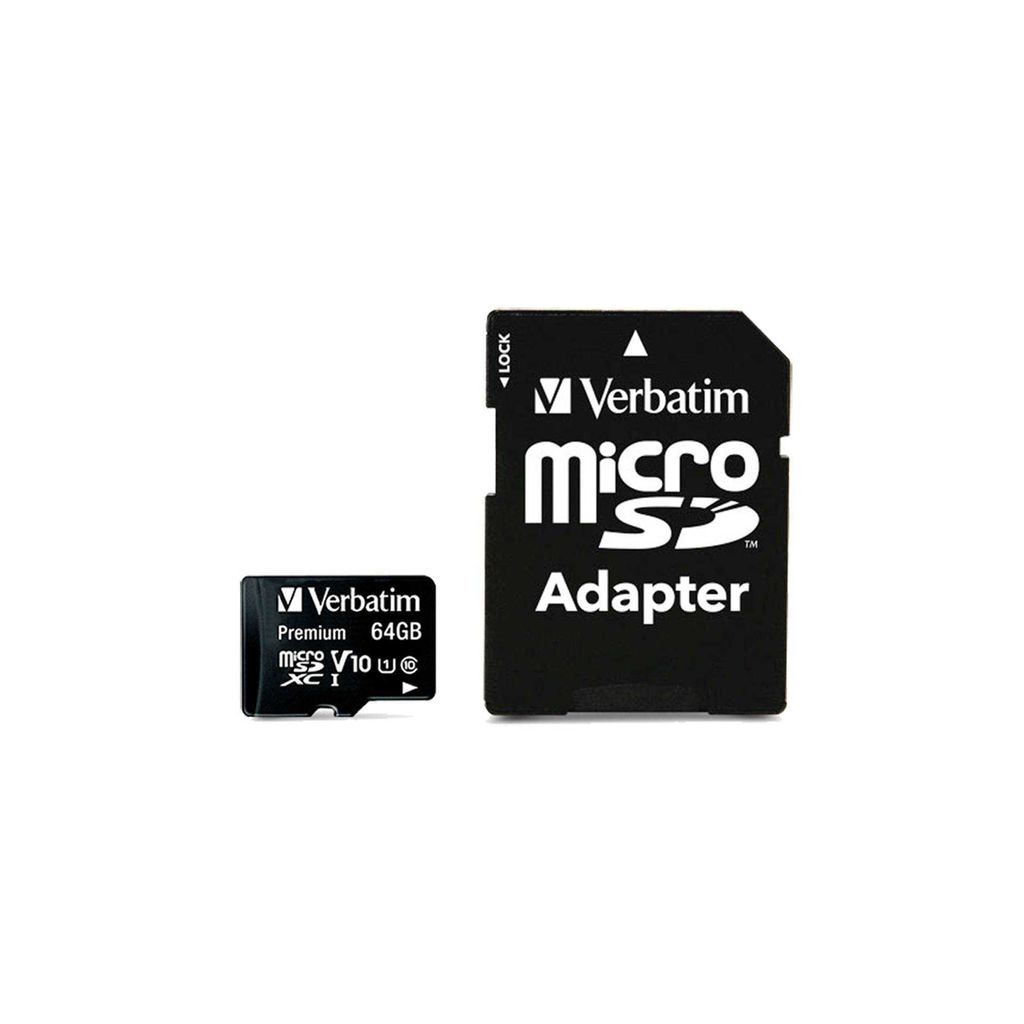 Verbatim Premium 64 Go MicroSDXC classe 10 Image du produit 
