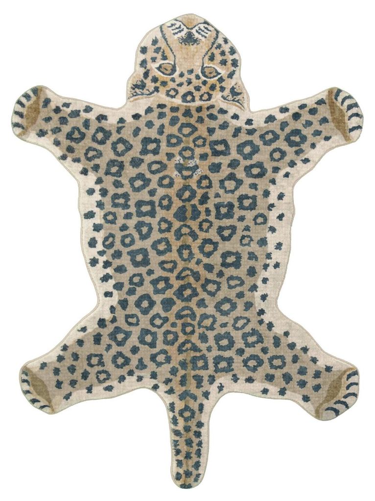 Waschbarer Kinderteppich - Wild Panther Natur Produktbild 