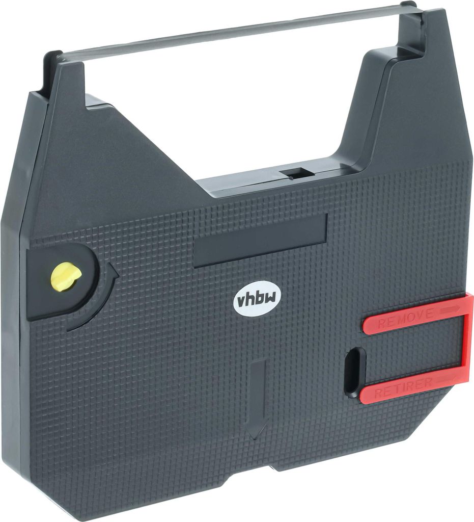 vhbw Farbband Schriftband kompatibel mit Brother GX6000, AX45, AX450, AX350, AX410, EM31, AX550, EM30 Nadeldrucker, Bondrucker - Carbonband, Schwarz