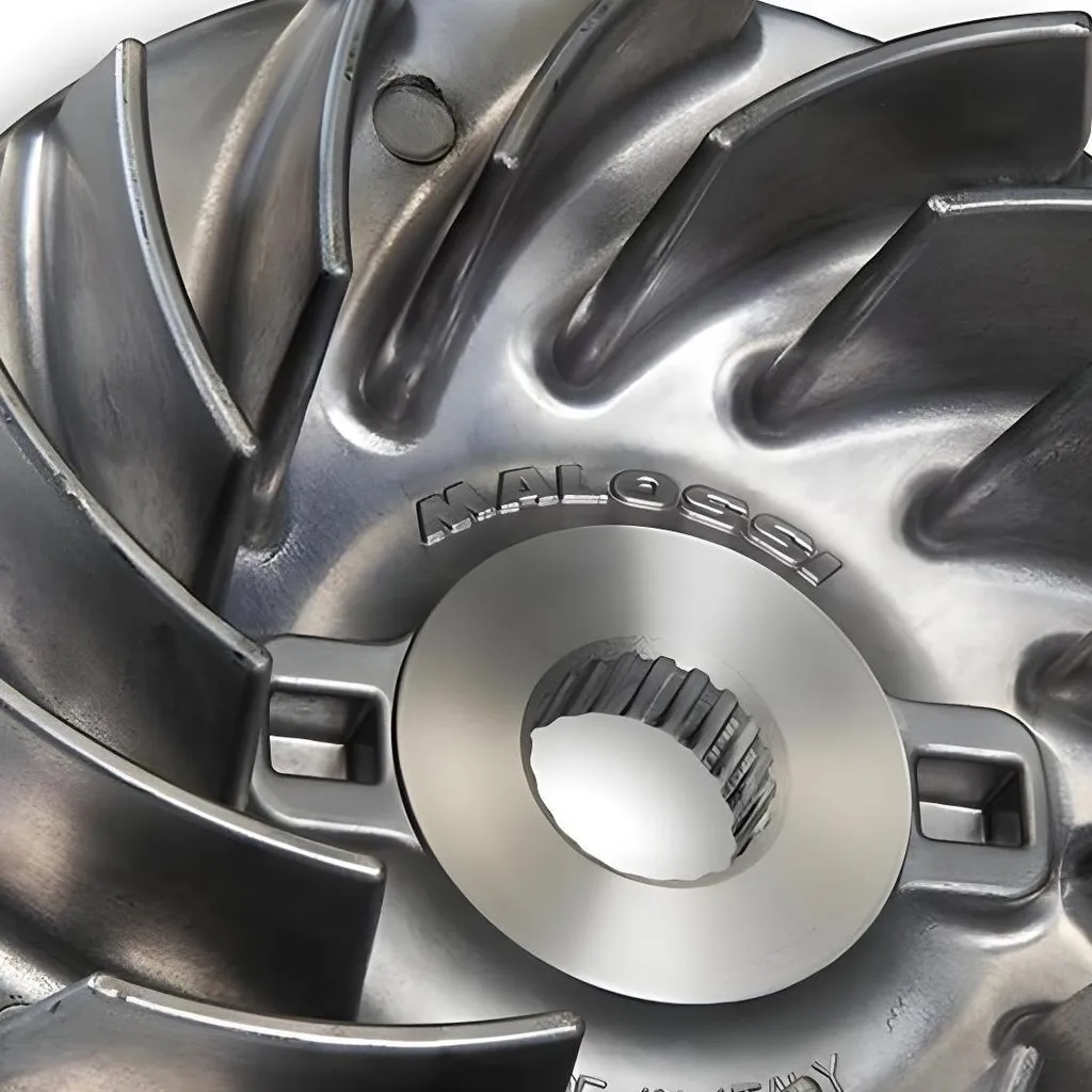 Demi-poulie ventilée Malossi Ø 109mm pour moteur Piaggio Leader