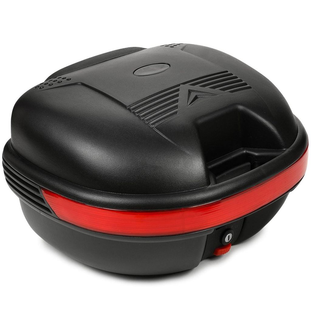 Motorradkoffer Top Case 31L Helmkoffer Roller Schwarz Matt Produktbild 